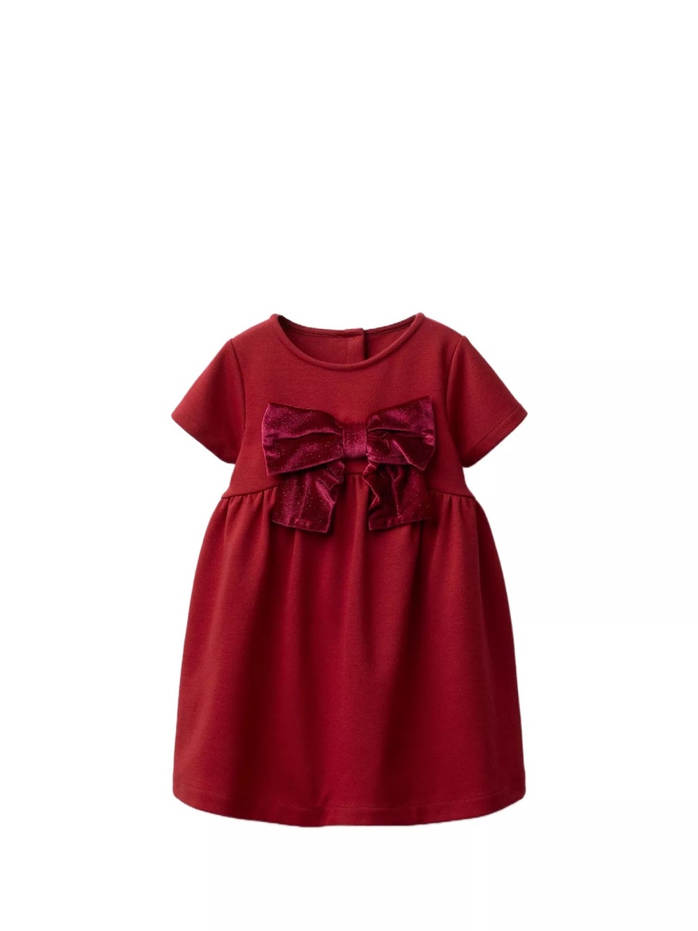 Zara red bow party dress